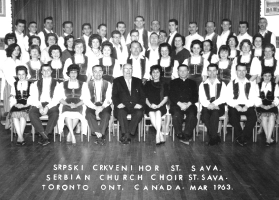 St. Sava Choir 1963